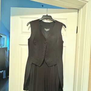 Vintage Laundry by Shelli Segal tuxedo jumpsuit.